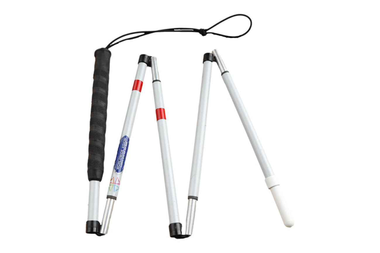 Canne pliante en fibre de carbone - 150 cm