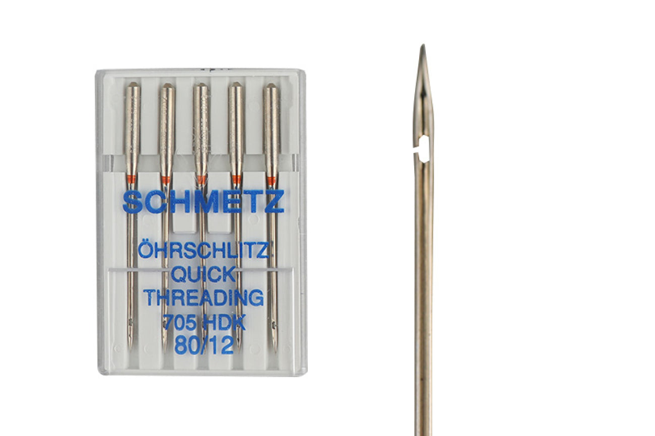 Aiguilles de machine à coudre handicap enfilage