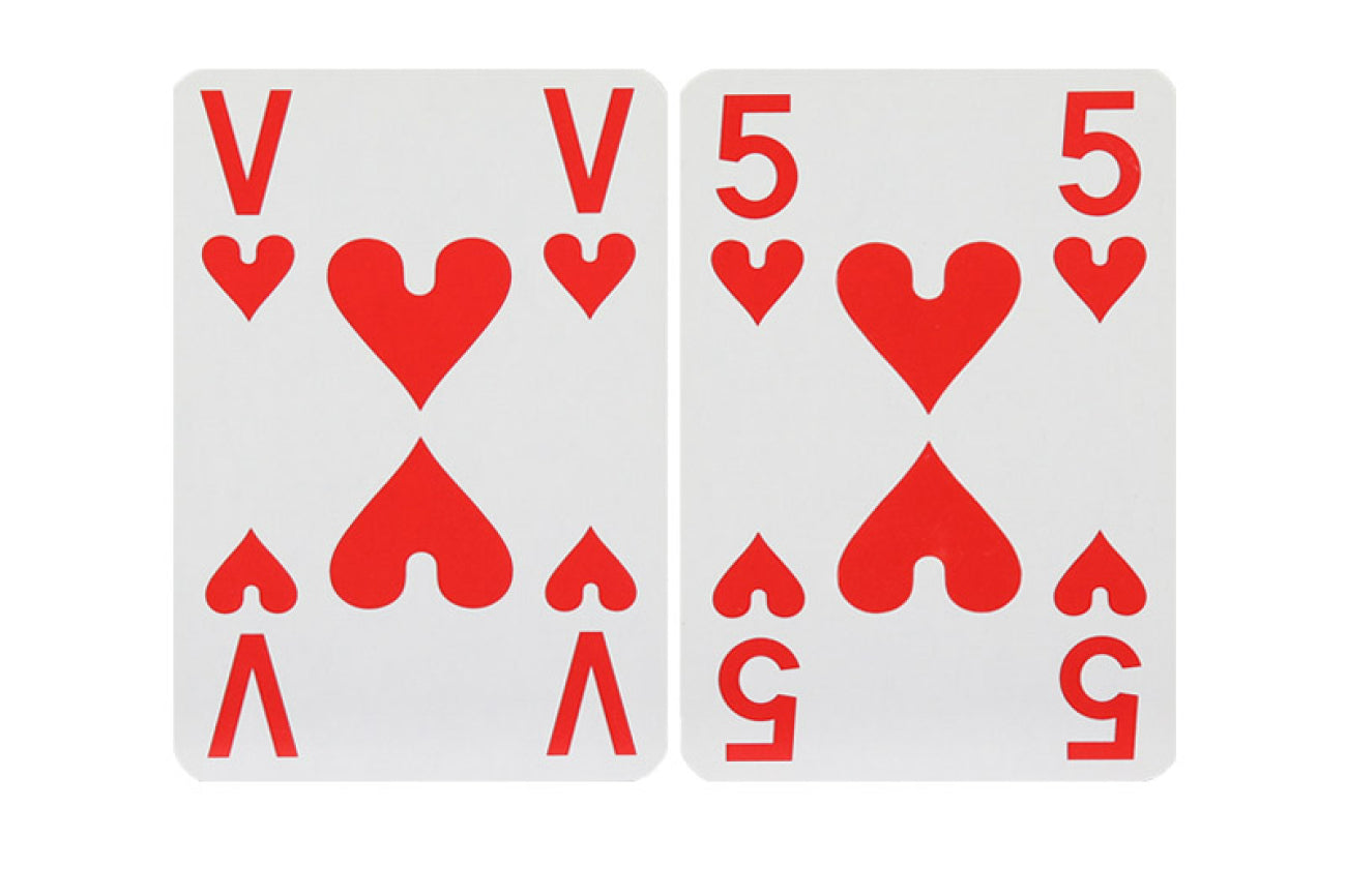 Cartes à jouer extra visibles