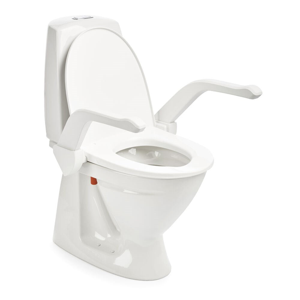 Etac My-Loo rehausseur WC montage fixe - 2 cm avec accoudoirs