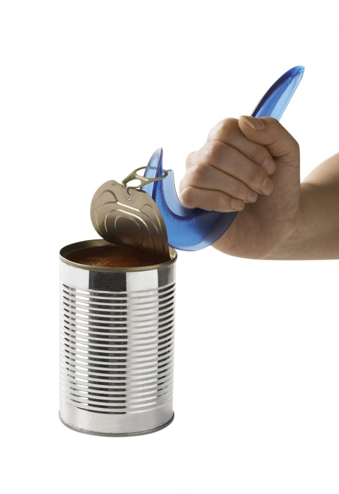 CanKey ouvre boîte à anneau - bleu transparant