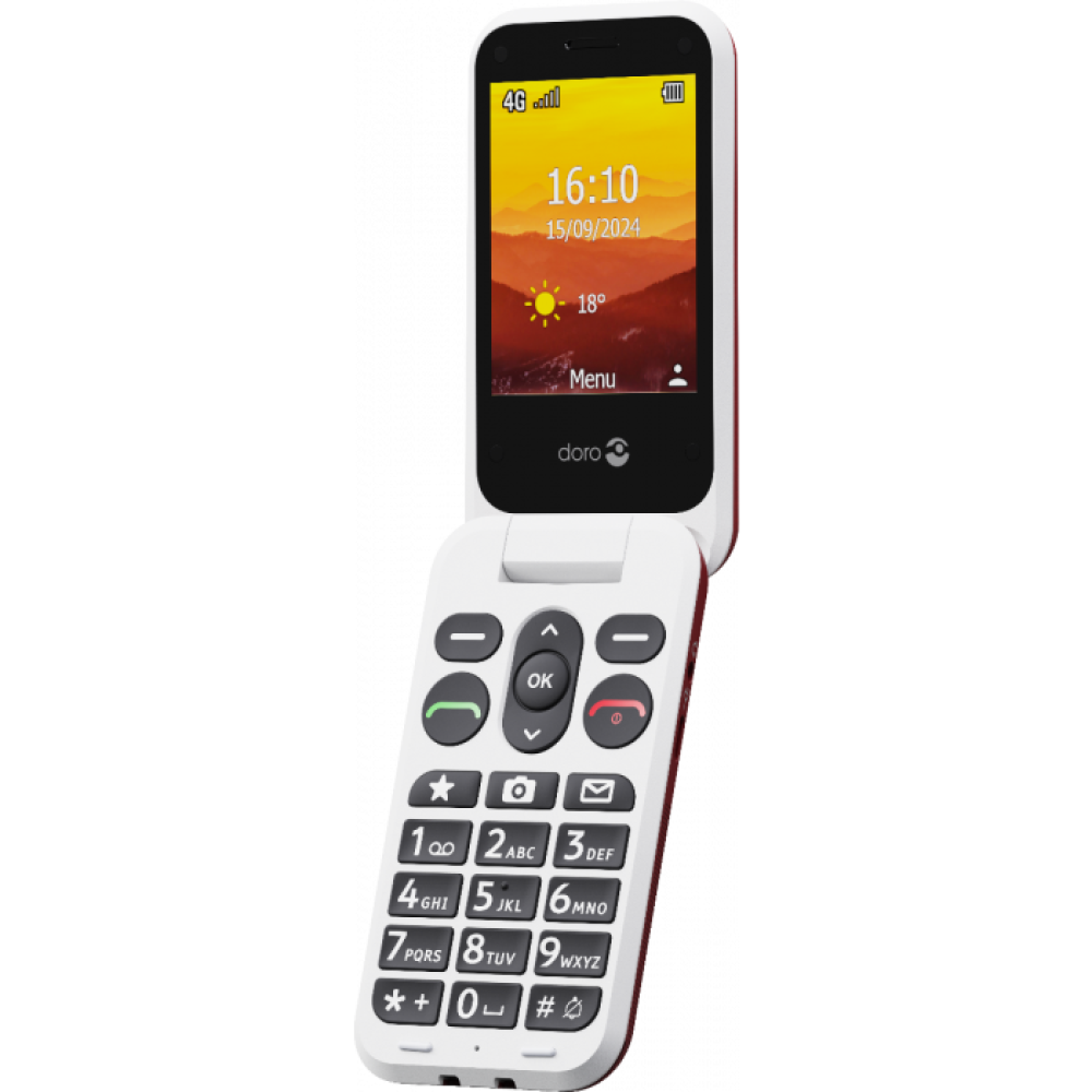 Doro Leva L30 Senior mobile rouge/blanc