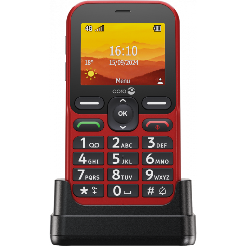 Doro Leva L10 Senior mobile rouge