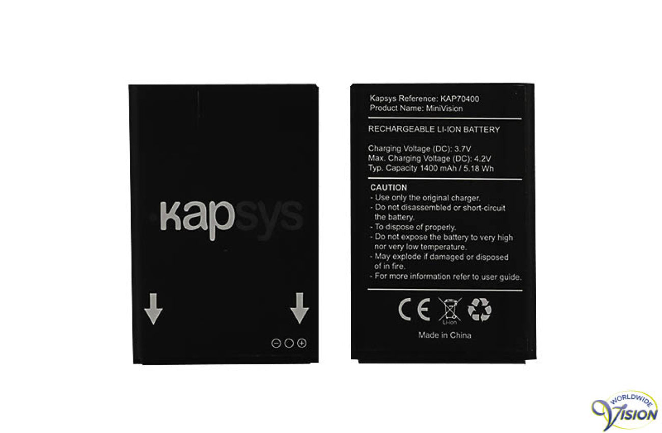 Batterie 3,7 V Minivision