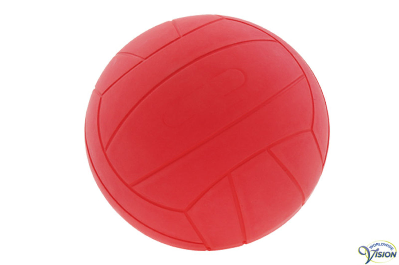 Cloche de football en caoutchouc naturel rouge