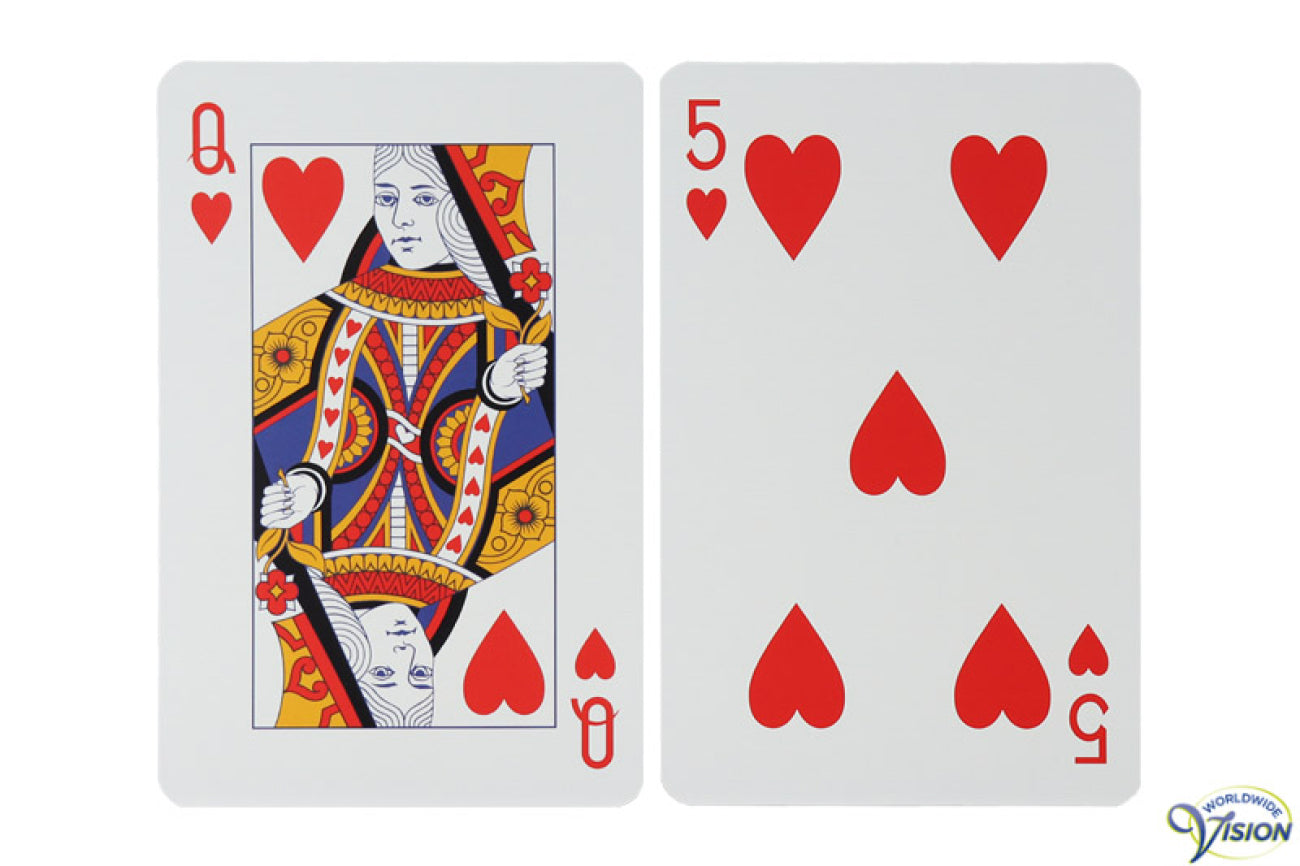 Cartes à jouer géantes, 1 jeu