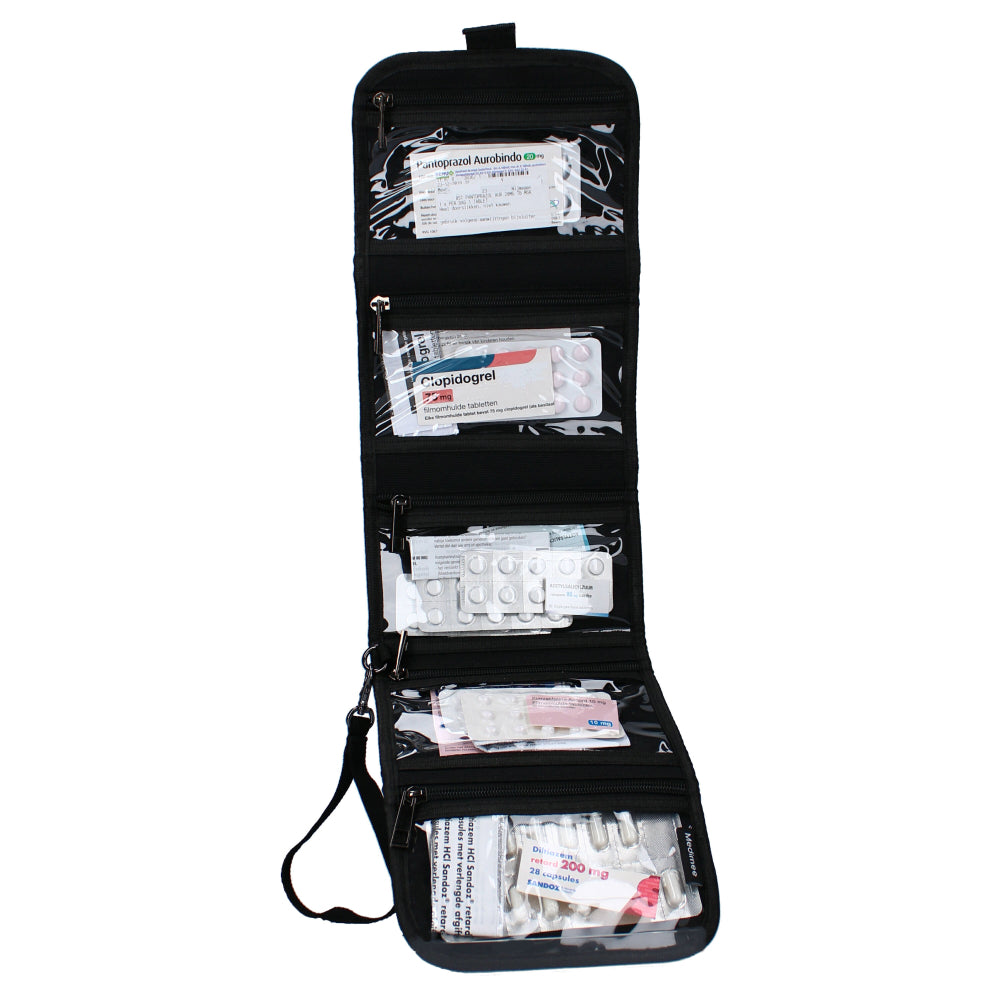 Trousse à médicaments Roll Case - noir