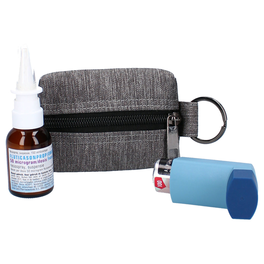 Porte-clés trousse à médicaments - gris