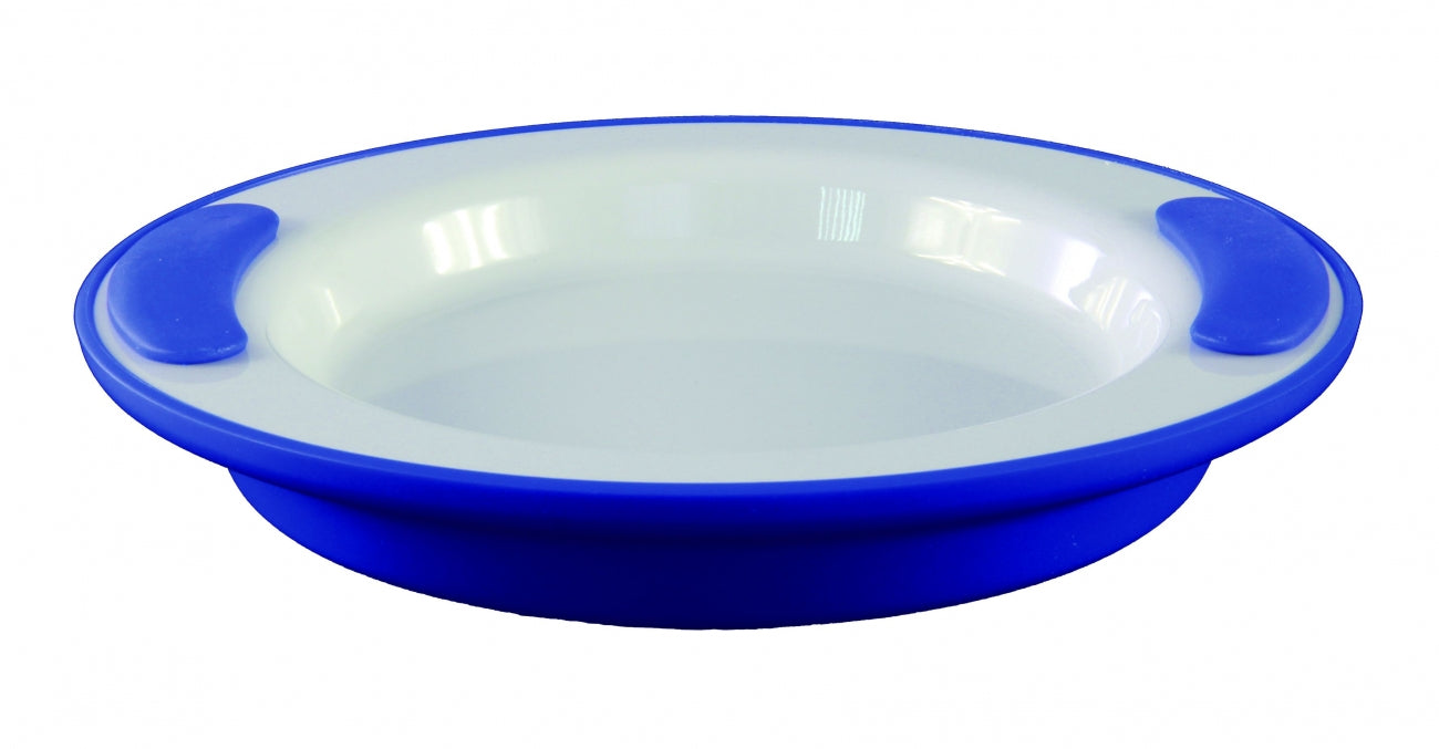 Assiette isotherme - bleu