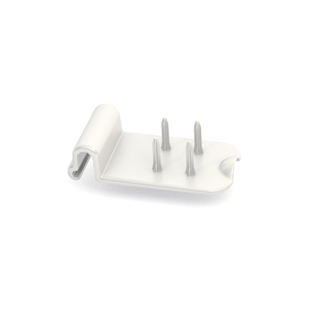 Assiette à découper rouge - pince à pointes