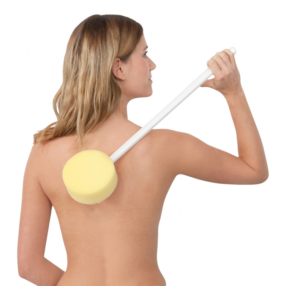 Eponges de toilette / de frottement - eponge rigide ronde longue