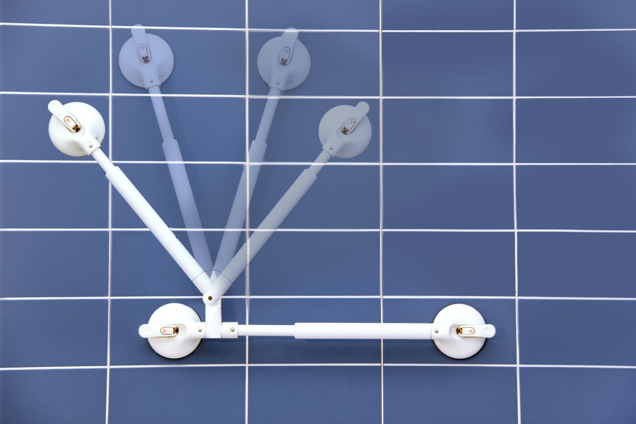 Handrail à angle réglable - réglable 440-565 mm