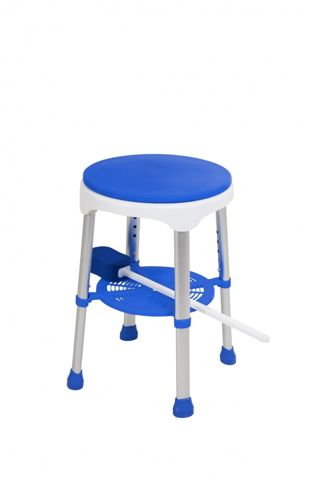 Tabouret de douche de luxe avec assise tournante