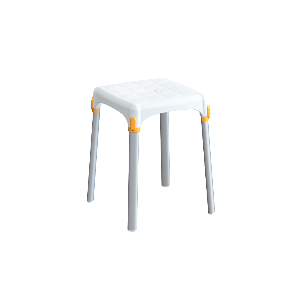 Tabouret de douche – carré - hauteur fixe
