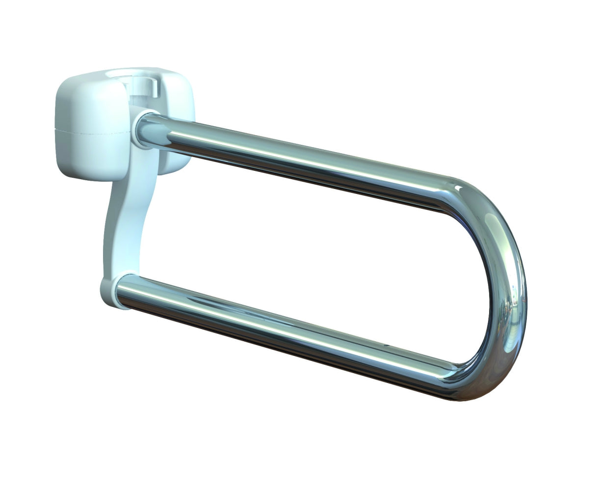 Barre d'appui rabattable - acier inoxydable 60 cm