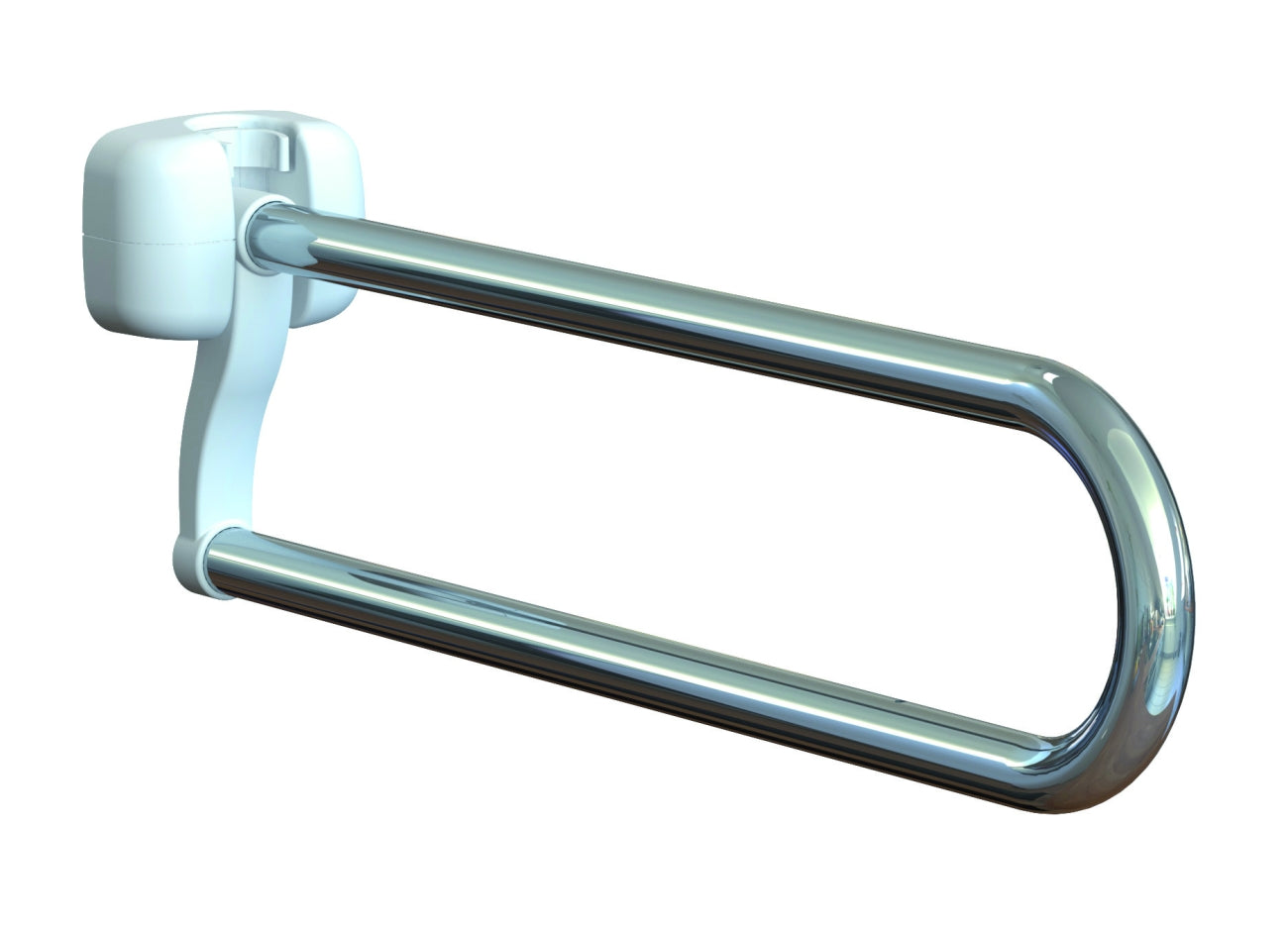 Barre d'appui rabattable - acier inoxydable 70 cm