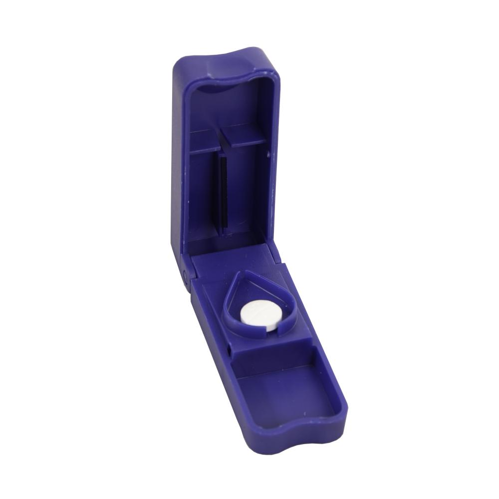 Coupe médicaments - bleu