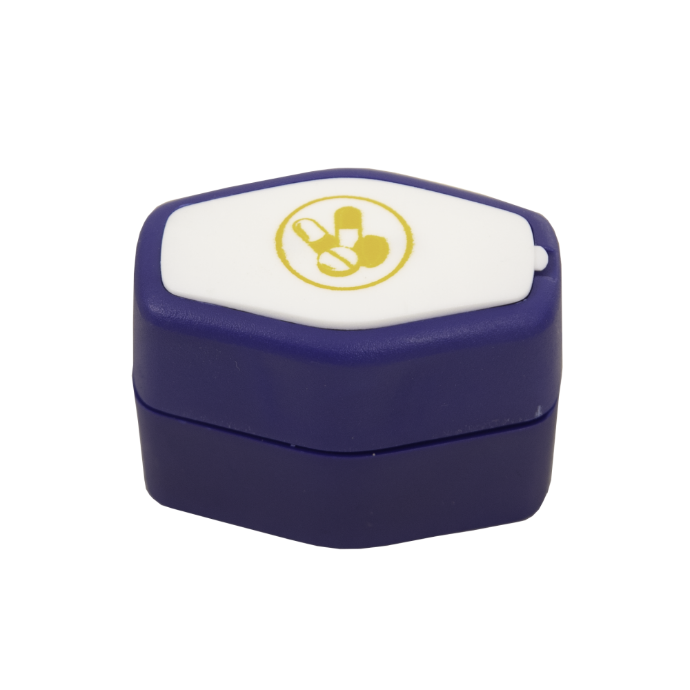 Broyeur de médicaments - bleu