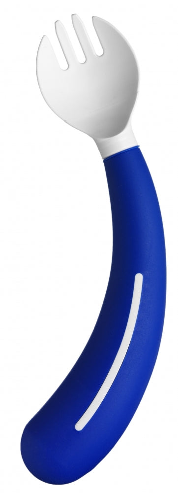 Couverts enfant - fourchette droitier bleu