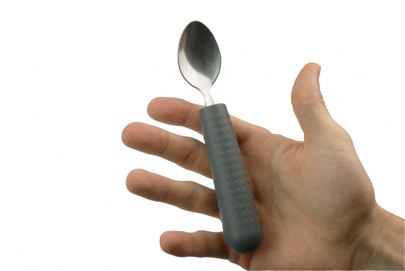Grip pour couverts antidérapant - enfant gris