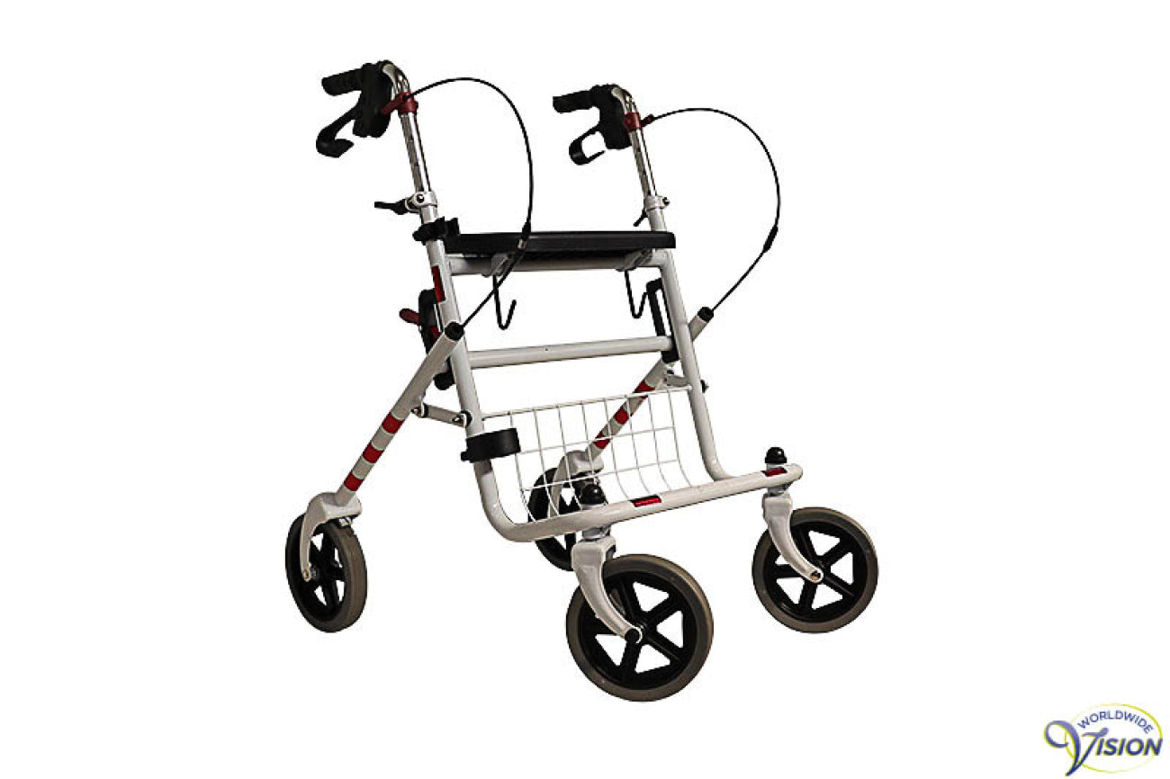 Déambulateur blanc léger