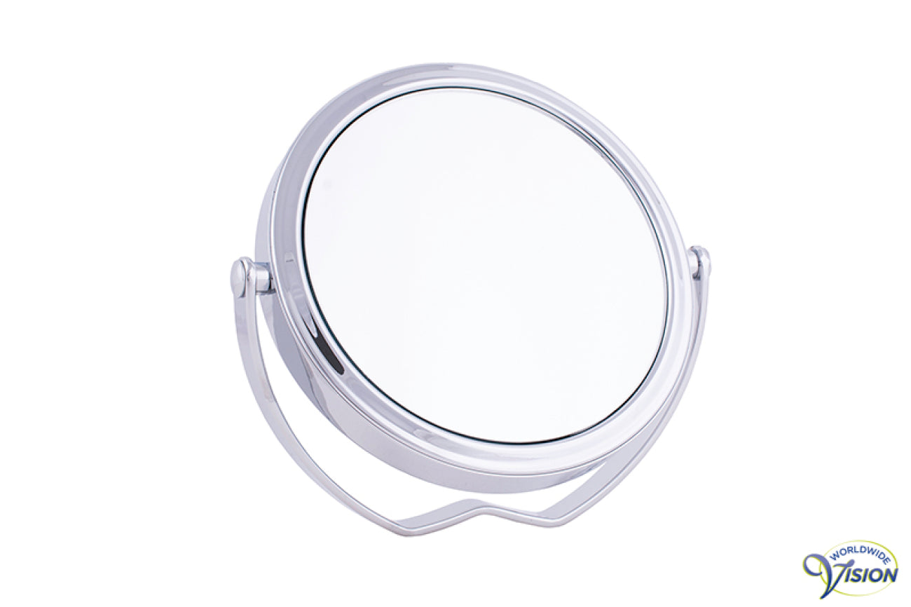 Miroir de voyage Hj-74Ch Chrome 5X