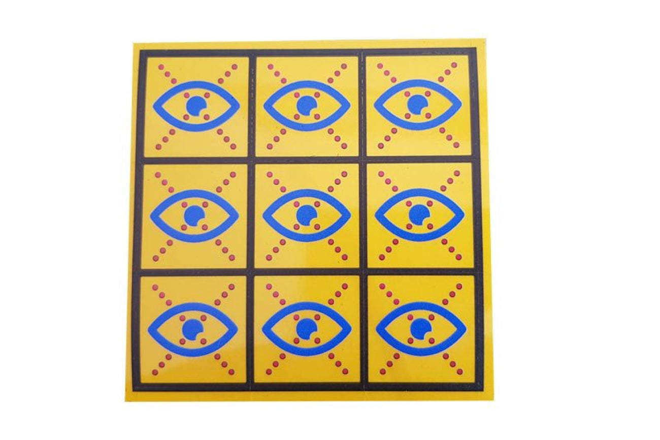 Feuille d'autocollants réfléchissants LV