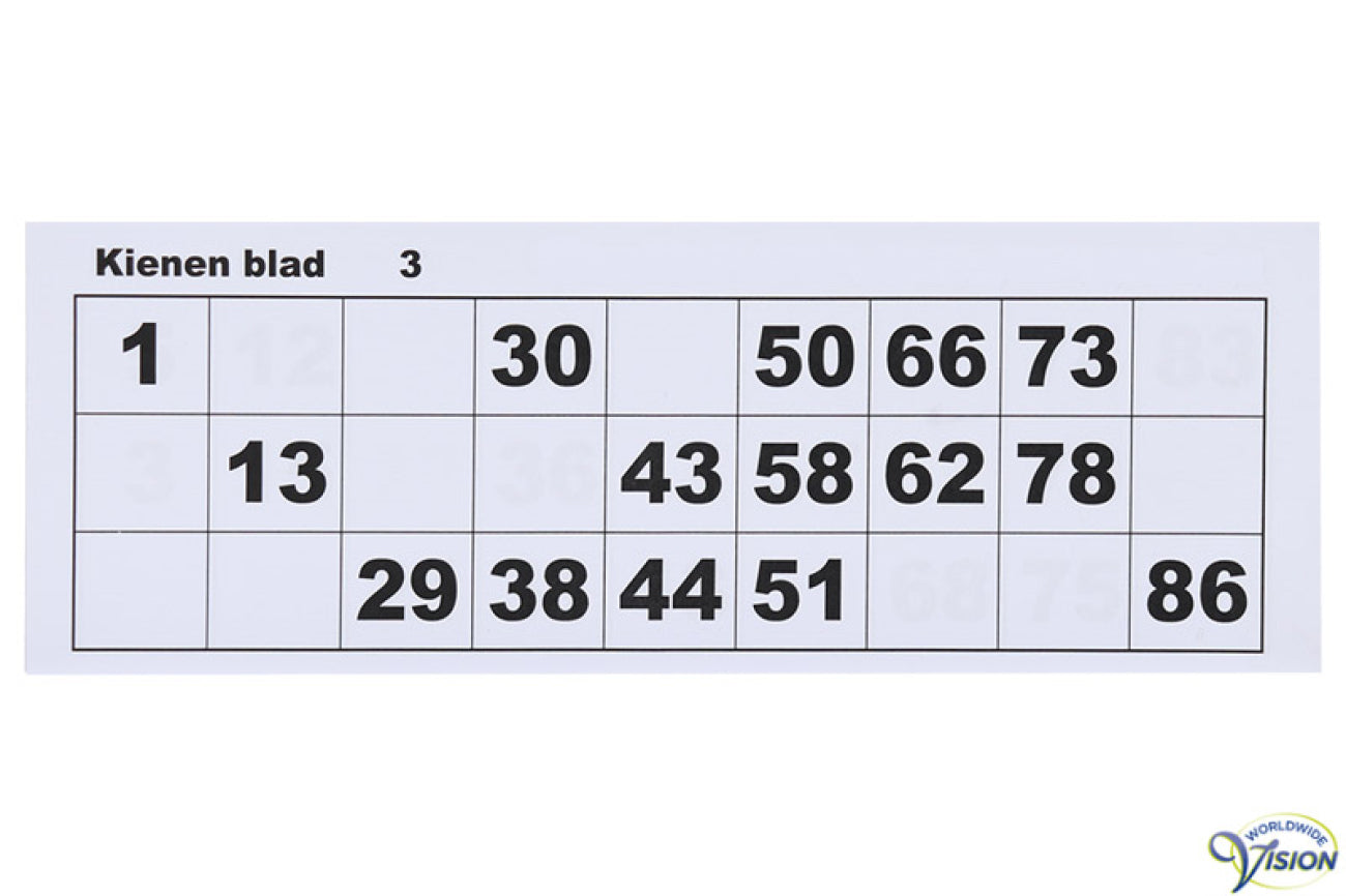 Bloc-notes Kienblok 100 feuilles Dimensions 21 x 7 cm